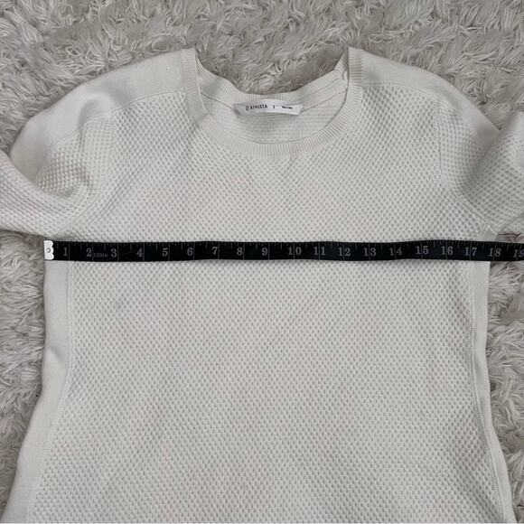 Athleta Cream Pullover Sweater Size S - Picture 9 of 10